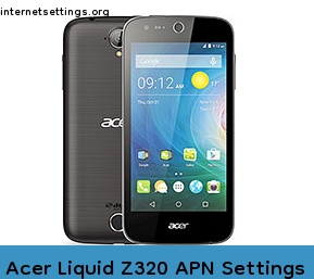Acer Liquid Z320 APN Setting