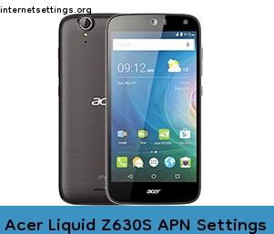 Acer Liquid Z630S APN Setting
