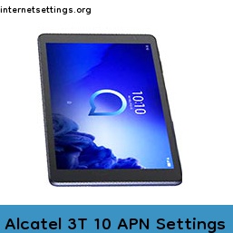 Alcatel 3T 10 APN Setting