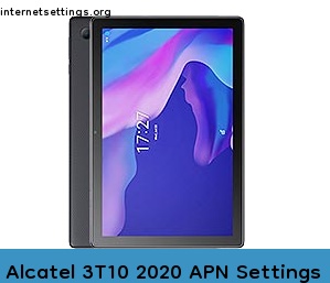 Alcatel 3T10 2020 APN Setting