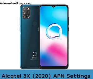 Alcatel 3X (2020) APN Setting