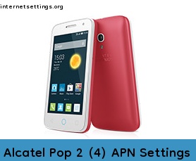 Alcatel Pop 2 (4) APN Setting