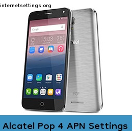 Alcatel Pop 4 APN Setting