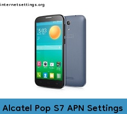 Alcatel Pop S7 APN Setting