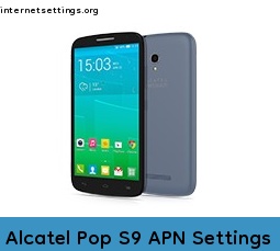 Alcatel Pop S9 APN Setting