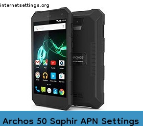 Archos 50 Saphir APN Setting