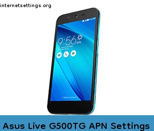 Asus Live G500TG APN Setting