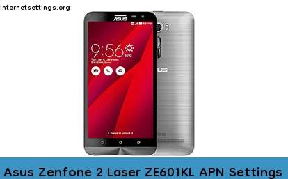 Asus Zenfone 2 Laser ZE601KL APN Setting