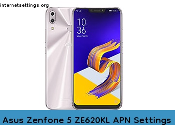 Asus Zenfone 5 ZE620KL APN Setting