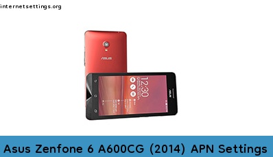 Asus Zenfone 6 A600CG (2014) APN Setting