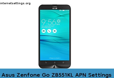 Asus Zenfone Go ZB551KL APN Setting