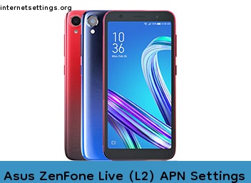 Asus ZenFone Live (L2) APN Setting