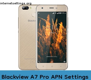 Blackview A7 Pro APN Setting
