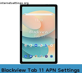 Blackview Tab 11 APN Setting