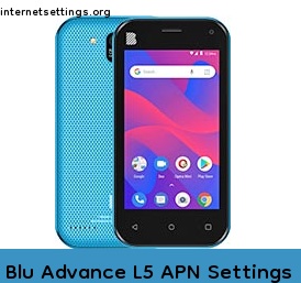 Blu Advance L5 APN Setting