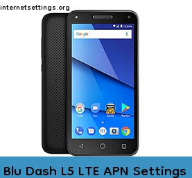 Blu Dash L5 LTE APN Setting