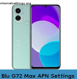 Blu G72 Max APN Setting