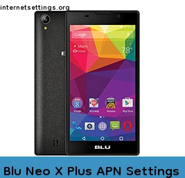 Blu Neo X Plus APN Setting
