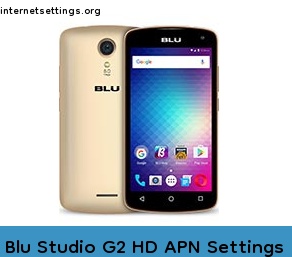 Blu Studio G2 HD APN Setting