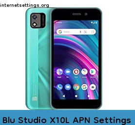 Blu Studio X10L APN Setting