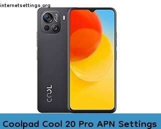 Coolpad Cool 20 Pro APN Setting