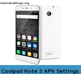 Coolpad Note 3 APN Setting