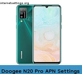 Doogee N20 Pro APN Setting