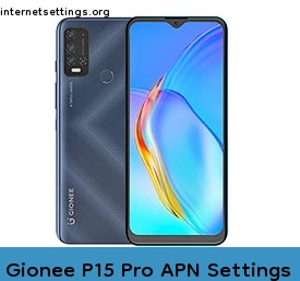 Gionee P15 Pro APN Setting