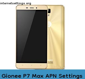 Gionee P7 Max APN Setting
