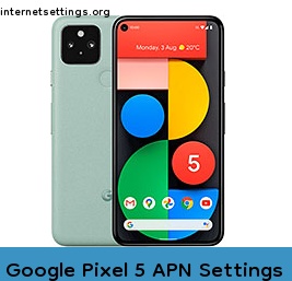 Google Pixel 5 APN Setting