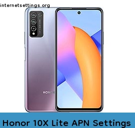 Honor 10X Lite APN Setting