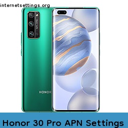 Honor 30 Pro APN Setting