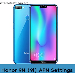 Honor 9N (9i) APN Setting