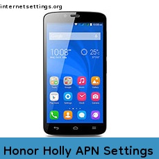 Honor Holly APN Setting