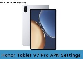 Honor Tablet V7 Pro APN Setting
