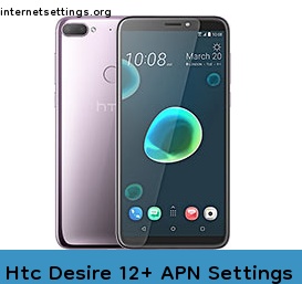 Htc Desire 12+ APN Setting