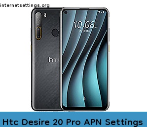 Htc Desire 20 Pro APN Setting