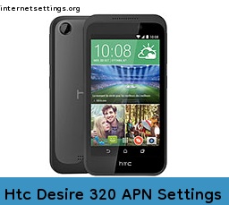 Htc Desire 320 APN Setting