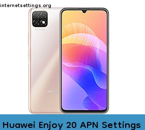Huawei Enjoy 20 APN Internet Settings