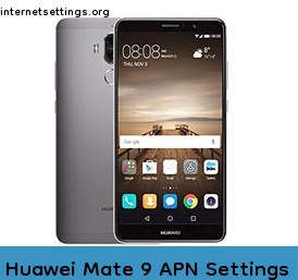 Huawei Mate 9 APN Internet Settings