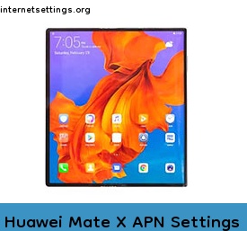 Huawei Mate X APN Internet Settings