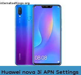 Huawei nova 3i APN Internet Settings