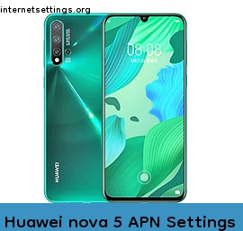 Huawei nova 5 APN Internet Settings