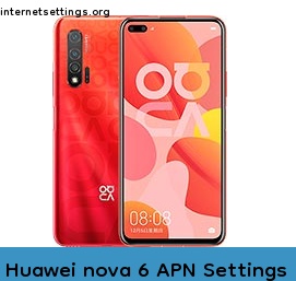 Huawei nova 6 APN Internet Settings