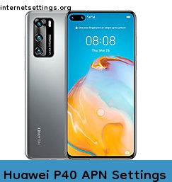 Huawei P40 APN Internet Settings