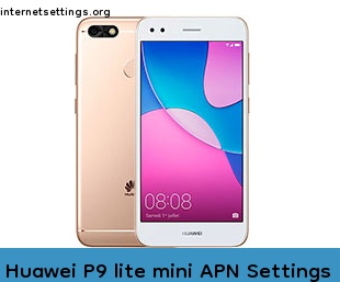 Huawei P9 lite mini APN Internet Settings