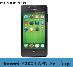 Huawei Y300II APN Internet Settings