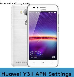Huawei Y3II APN Internet Settings