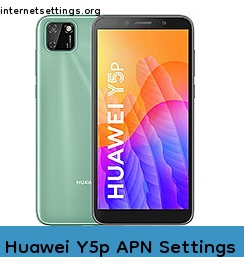 Huawei Y5p APN Internet Settings