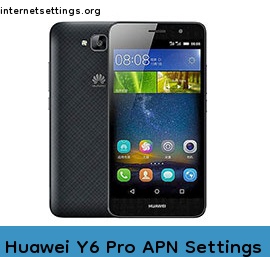 Huawei Y6 Pro APN Internet Settings